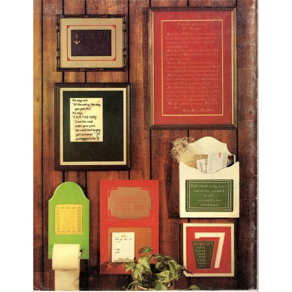 Rainbows, Ribbons and Bows 1981 Vintage Counted Cross Stitch Patterns Book 7 - Picture 2 of 5